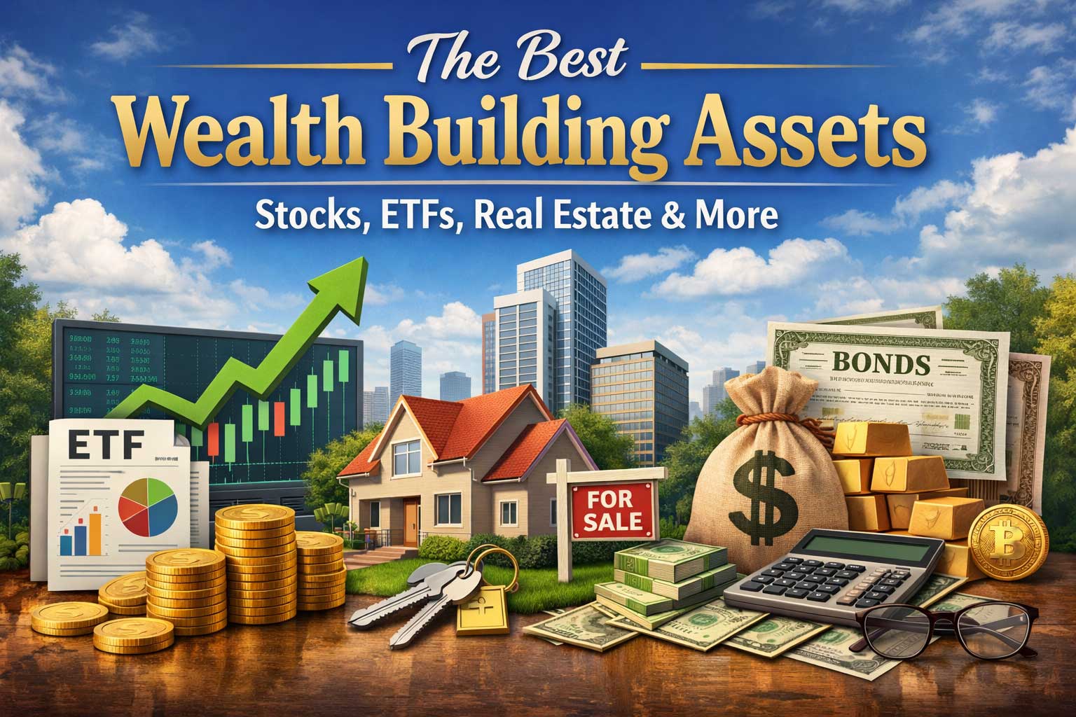 Best Wealth Building Assets: Stocks, ETFs, Real Estate & More