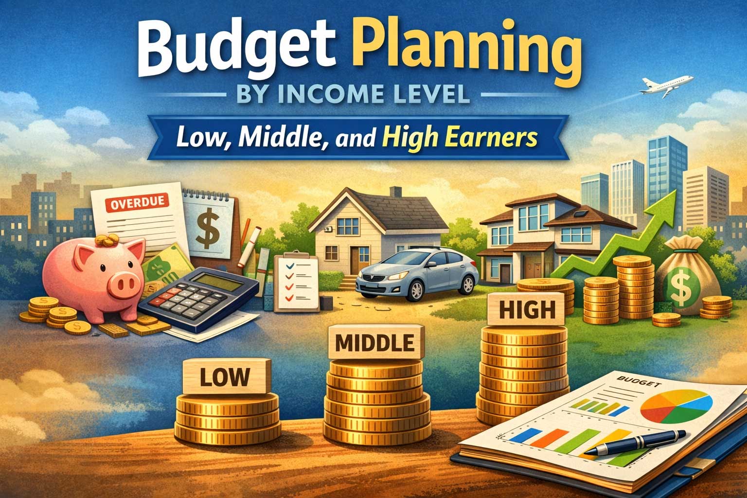 Budget Planning by Income Level: Low, Middle, and High Earners (A Complete Guide)