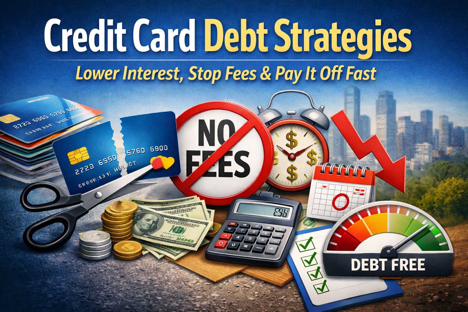 Credit Card Debt Strategies: Lower Interest, Stop Fees, and Pay It Off Fast