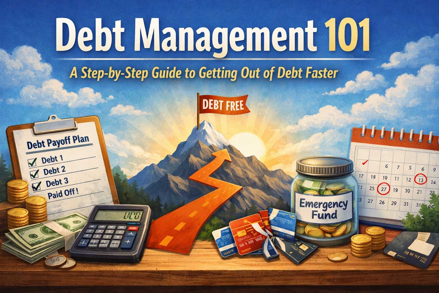 Debt Management 101: A Step-by-Step Guide to Getting Out of Debt Faster