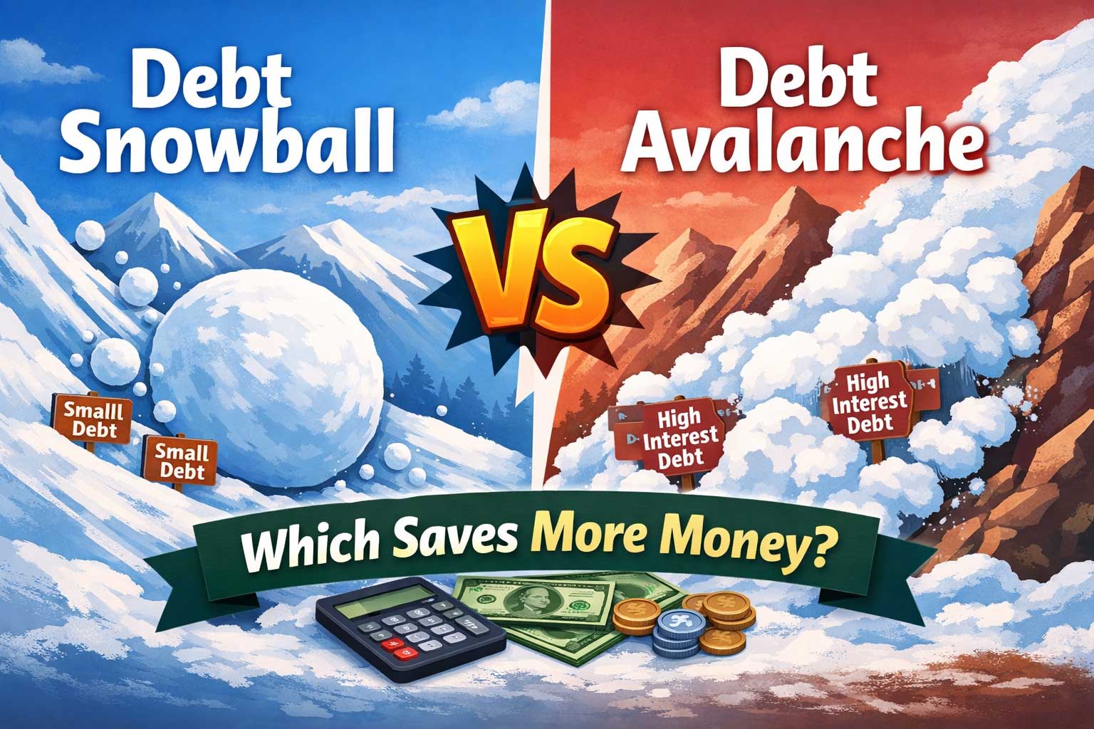 Debt Snowball vs Debt Avalanche: Which Debt Payoff Method Saves More Money?