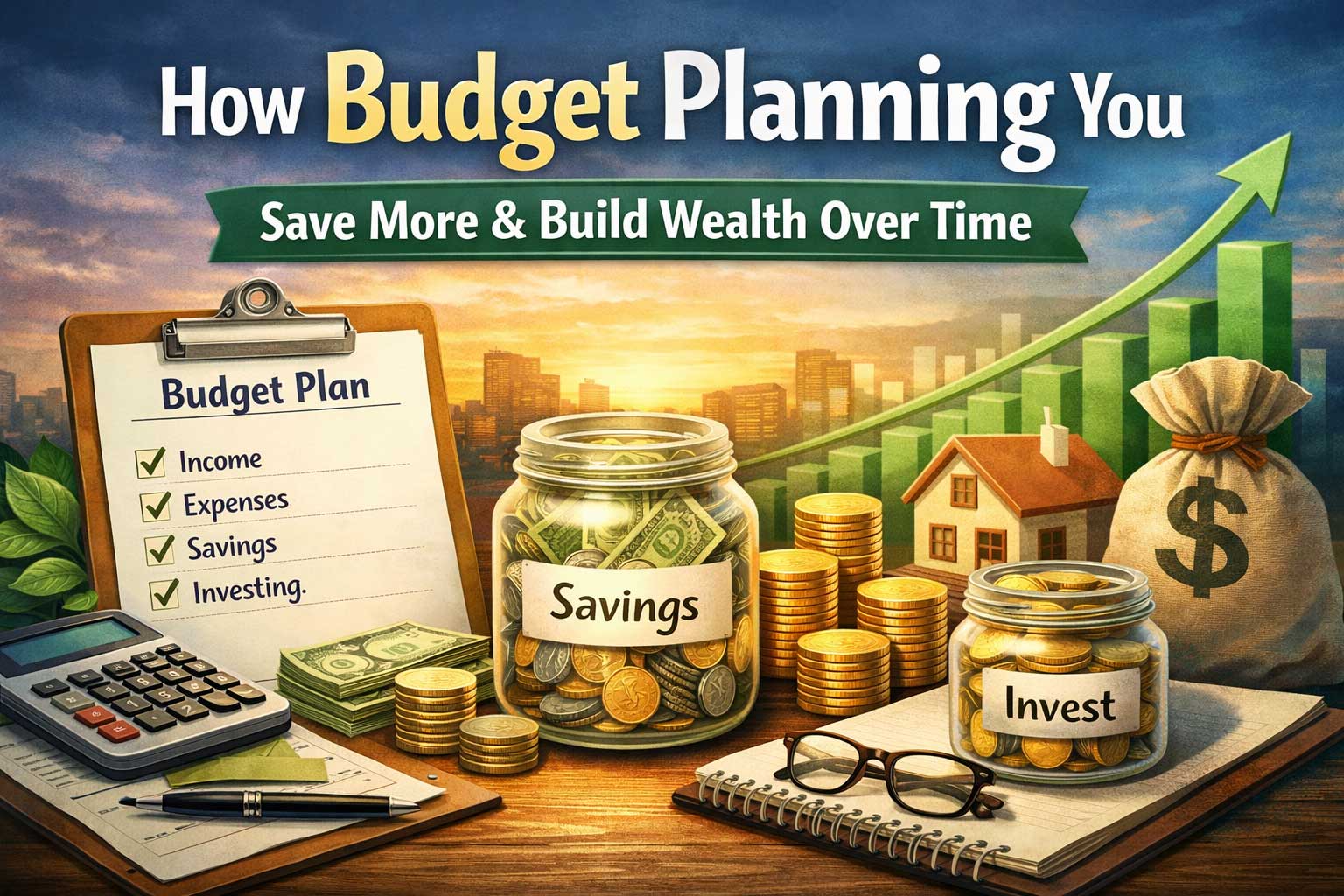 How Budget Planning Helps You Save More and Build Wealth Over Time (Step-by-Step)
