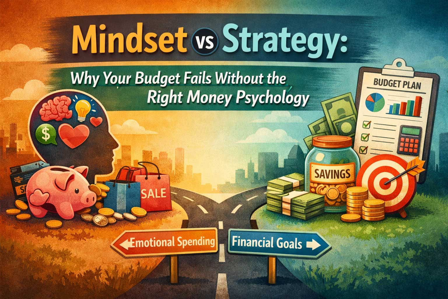Mindset vs Strategy: Why Your Budget Fails Without the Right Money Psychology (And How to Fix It)
