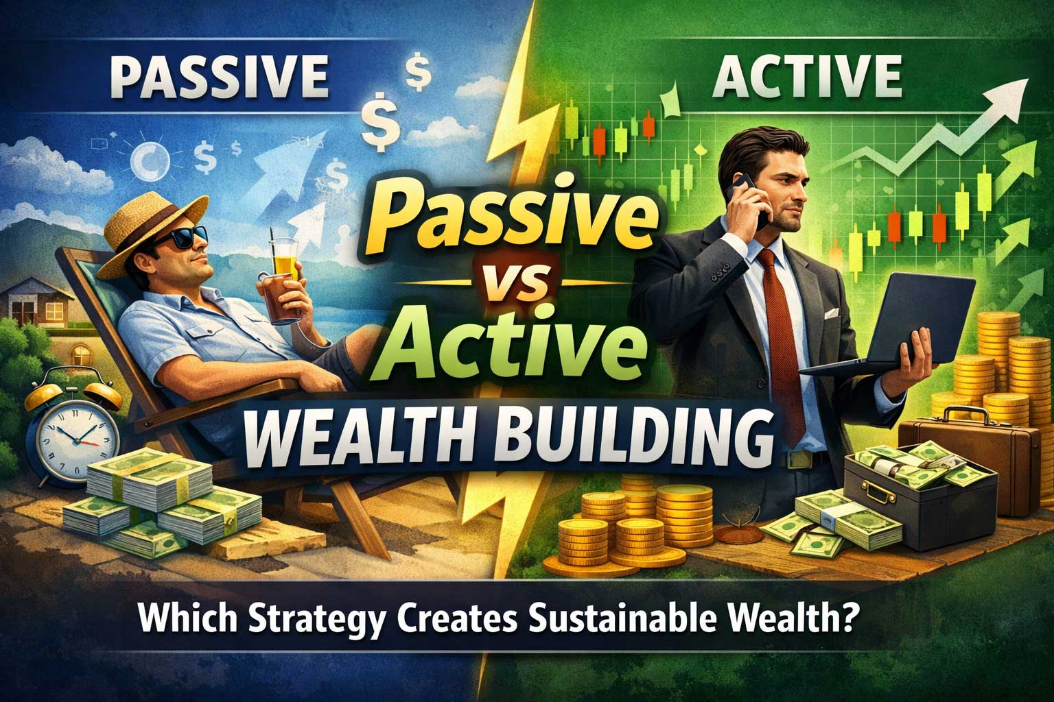 Passive vs Active Wealth Building: Which Strategy Creates Sustainable Wealth?