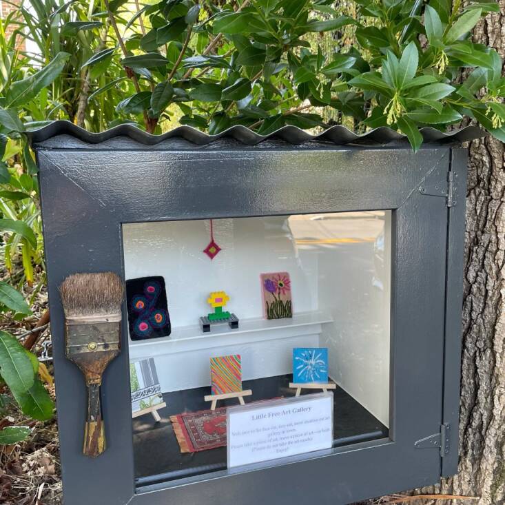 My very own box of art in Mill Valley, California. You can follow @littlefreeartgallery_mv for updates.
